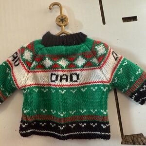Hallmark Keepsake "Dad" sweater ornament 2004